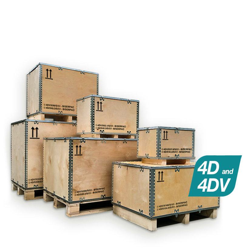 UN certified 4D and 4DV plywood boxes