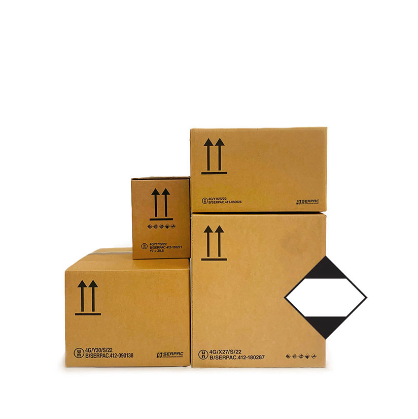 Fibreboard boxes for Limited Quantity