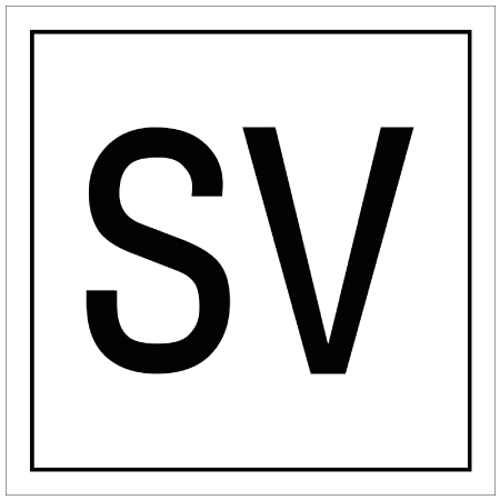 SV mark, safety valve for tanks