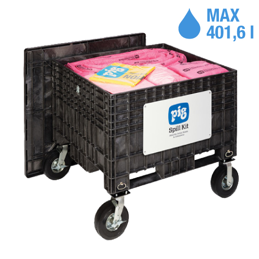 Carrello di intervento per sversamenti PIG extra large Haz-Mat