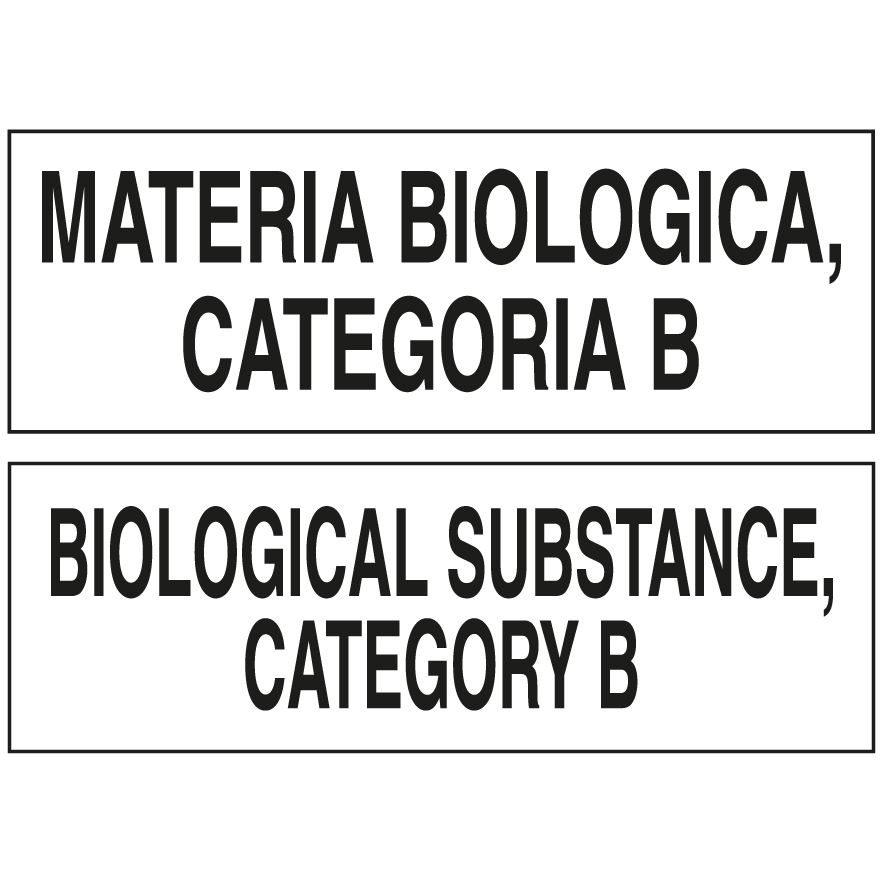 Class 6.2 - Biological substances, Category B