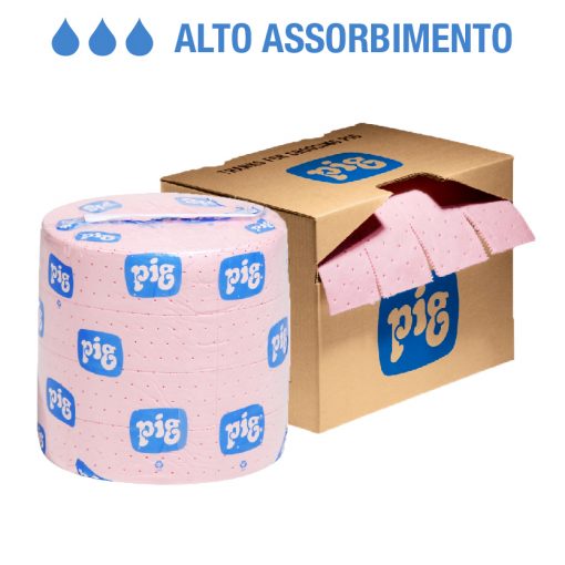 Rotoli PIG rip-&-fit Haz-Mat pretagliati