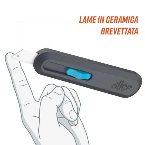 Cutter con lame in ceramica brevettata