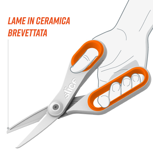 Forbici di sicurezza con lama in ceramica