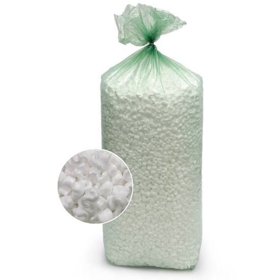 Biodegradable chips protective packaging - Bulteau Systems - polystyrene /  transport / for glass