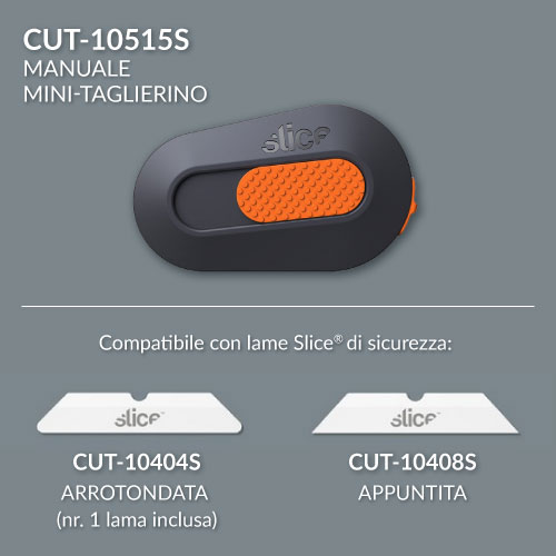 Taglierino modello mini, lama in ceramica bloccabile - Slice CUT-10515S